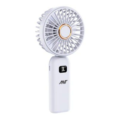 Ant Turbo10 Mini Portable Handheld Fan Quite Powerful Built in Rechargeable Battery-operated