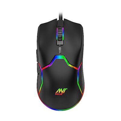 Ant Value GM1001 USB Wired Gaming Mouse,6 Adjustable 12800 DPI Computer Mouse