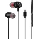 Ant Value IEH 20 Gaming USB Type C Earphones Stereo wired Earbuds with Noise Cancelling Microphone - Compatible with Samsung, Google Pixel 2/XL, Xiaomi, Huawei, Oppo,One plus,Vivo and More – Black...