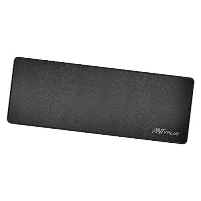 Ant Value MM300 Gaming Mouse Pad-L- Large with Stitched Edges, Waterproof Non-Slip Base for Gaming & Office – Black