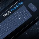ANT Wireless Keyboard and Mouse, Silent Keyboard Mouse Combo...