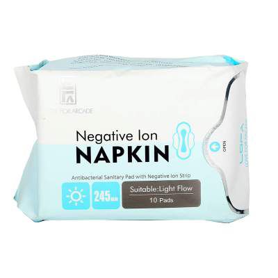 Anti Bacterial Sanitary Pads by LOFA/Negative ion technology based Sanitary Napkins for Periods (10 Pads for Light Flow)