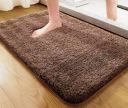Anti Slip Shaggy Micro Fibre Doormat (1.5 inches High Pile) for Home Entrance (16x26 inches)...