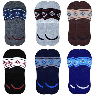Anti-Slip Unisex men women Cotton Invisible No show Loafer Socks with anti slip silicon grip stylish formal half running shock short free size combo moja pack short sneaker solid