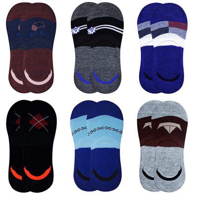 Anti-Slip Unisex men women Cotton Invisible No show Loafer Socks with anti slip silicon grip stylish formal half running shock short free size combo moja pack short sneaker solid