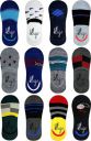 Anti-Slip Unisex men women Cotton Invisible No show Loafer Socks with anti slip silicon grip stylish formal half running shock short free size combo moja pack short sneaker solid...