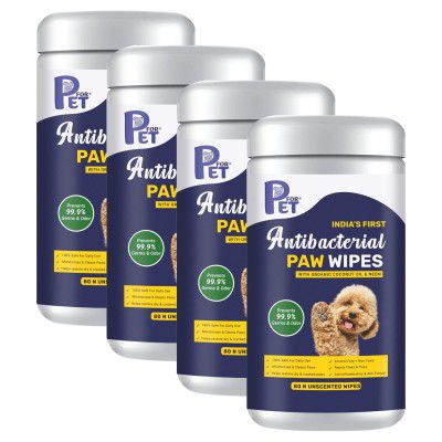 Antibacterial Paw Wipes|with Organic Coconut & NEEM