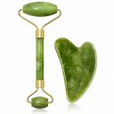 ANTIL'S Jade Roller and Gua Sha Stone Set – Face Massage Roller for Skin Tightening...