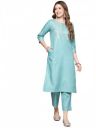 anubhutee Women's Cotton Blend Straight Kurta Set...