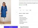 Anufashions Women Embroidered Straight Kurta...