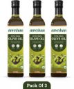 Anveshan Extra Virgin Olive Oil - 250ml Olive Oil Glass Bottle  (3 x 250 ml)...