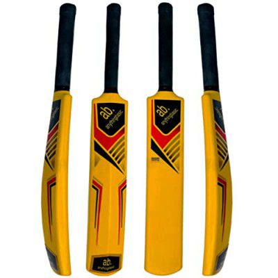 anythingbasic. Sharp Shooter PVC/Plastic Cricket Bat (Size 5, Yellow)