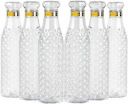Anzal Crystal Clear Water Bottle for Fridge Unbreakable 1000 ml Bottle 1000 ml Bottle  (Pack of 6, Clear, Plastic)...