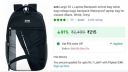 aob Large 35L Laptop Backpack (Black, White, Grey)...