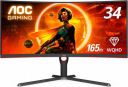 AOC CU34G3S 34 Frameless Curved Ultrawide Gaming Monitor...