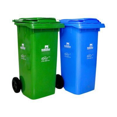 Aoomi 120 LTR Garbage Dustbin (Pack of 2)