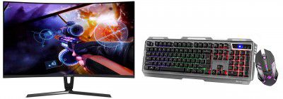 Aopen 27 inch Monitor + Zebronics Transformer