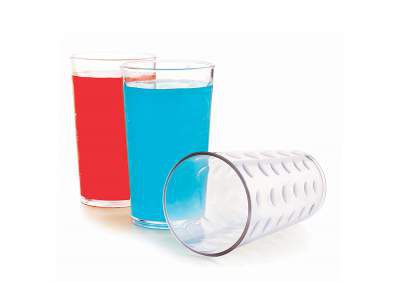 Apex Plastic Balle Balle Glass, Set of 6, Multicolour