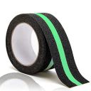 Apidian Anti Slip Skid Tape for Stairs Steps - Glow in the Dark Abrasive - Black and Green Glowing Sticker...