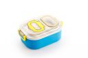 ApLiQ Lunch Box with 1 Small Container & 1 Spoon BPA Free (900ml+100ml) (Multi Colour)...