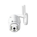 ApnaCam 3MP PTZ IP WiFi Outdoor IP66 Weatherproof Two-Way Audio Motion Detection Alarm SD Card Recording CCTV Surveillance Security Camera with 8 LEDs & IR’s Light, White...