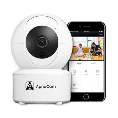 ApnaCam CCTV AI Smart Home Security Camera with 1080 Full HD | SD Card Slot.
