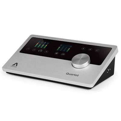Apogee Quartet - USB Audio Interface - 4 Inputs with World-Class Apogee Mic Preamps and Professional Line Level Input, Made In USA