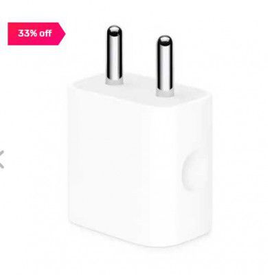 Apple 20W USB-C Power Adapter, White (for iPhone, iPad & AirPods)