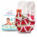 Apple Blossoms Reusable Cloth diaper | New Born babies to 3M ...