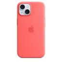 Apple iPhone 15 Silicone Case with MagSafe - Guava ???????...