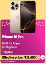 Apple iPhone 16 Pro (128 GB) - Desert Titanium...