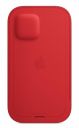 Apple Leather Sleeve Basic Case with MagSafe for iPhone 12, 12 Pro (Red)...