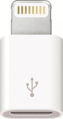 Apple MD820ZM/A Lightning to Micro USB Adapter Lightning Cable  (Compatible with HDTV, White, One Cable)