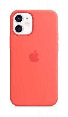 Apple Silicone Case with MagSafe (for iPhone 12 Mini) - Pink Citrus