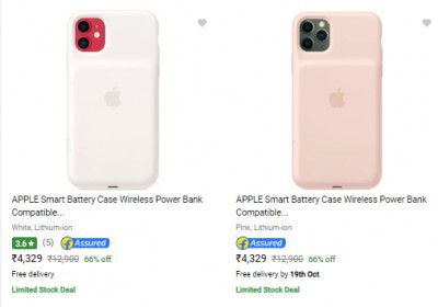 APPLE Smart Battery Case Wireless Power Bank Upto 66% Off