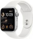 Apple Watch SE GPS (2nd Gen) Heart Rate Monitor, Crash Detection, Sleep Tracking  (White Strap, 44mm)...