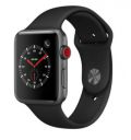 Apple Watch Series 3 GPS - 42 mm Aluminium Case with Black Sport Band...
