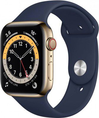 Apple Watch Series 6 GPS + Cellular  (Blue Strap, Regular)