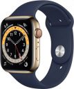 Apple Watch Series 6 GPS + Cellular  (Blue Strap, Regular)...