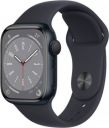 APPLE Watch Series 8, 41mm GPS ECG app, Temperature sensor, IPX6, Fall/Crash Detection (Midnight Strap, Regular)...