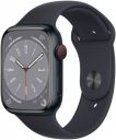 APPLE Watch Series 8 GPS ECG app, Temperature sensor, IPX6, Fall/Crash Detection 45mm  (Midnight Strap, Regular)...