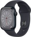 APPLE Watch Series 8 GPS ECG app, Temperature sensor, IPX6, Fall/Crash Detection 41mm  (Midnight Strap, Regular)...