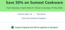 Apply 30% Coupon | Sumeet Cookware...
