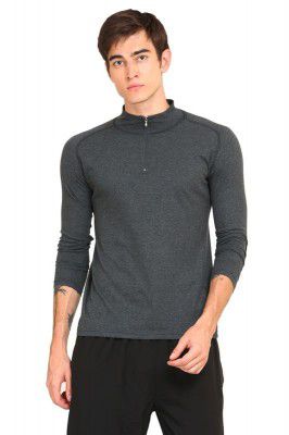 Ap'pulse Men's 1/4 HiNeck Raglan Zipper