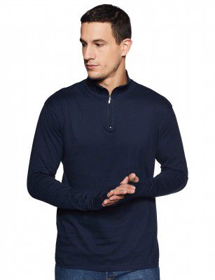 Ap'pulse Men's 1/4 HiNeck Thumbopen Zipper