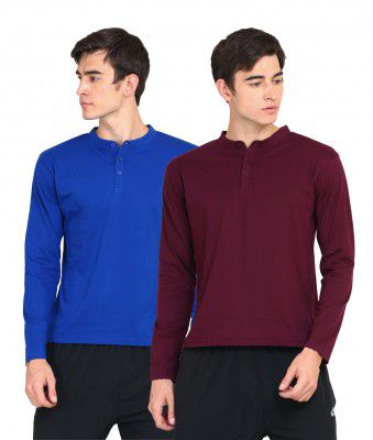 Appulse Mens Long Sleeve Mandarin Collar (Pack of 2)
