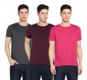Ap'pulse Men's Short Sleeve Round Neck Tshirt(Pack of 3)...