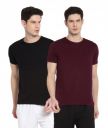 Ap'pulse Men's SS RN Sports Tshirt(Pack of 2)...