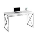 APRODZ Mango Wood Wolfeng Study Desk Table for Home and Office | White Finish...