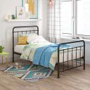 [Extra Rs.4600 OFF] APRODZ Marks Twin Size Metal Bed (Metal - Black Powdercoated)...